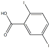 2,5-二碘苯甲酸结构式