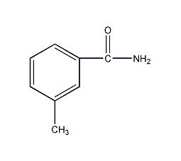 间甲苯甲酰胺结构式