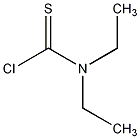 二乙基硫代氨基甲酰氯结构式