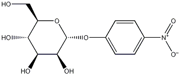 对硝基苯-α-D-吡喃甘露糖苷结构式