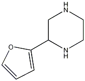 2-(2-呋喃基)哌嗪结构式