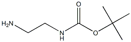 N-叔丁氧羰基-乙烯二胺结构式