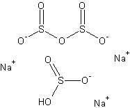 焦亚硫酸钠结构式
