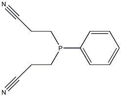 双(2-氰基乙基)苯基膦结构式