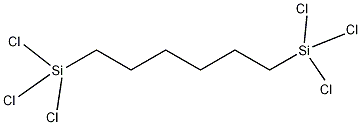 1,6-二(三氯甲硅烷基)己烷结构式