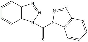 二(1-苯并三唑基)甲硫酮结构式