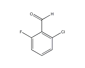 2-氯-6-氟苯甲醛结构式