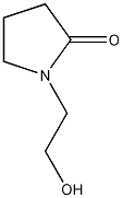 N-羟乙基吡咯烷酮结构式
