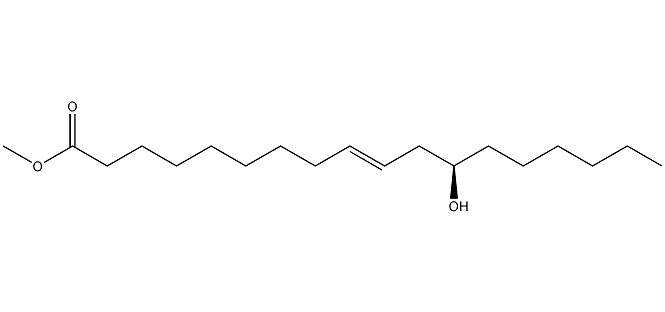 蓖麻油酸甲酯结构式
