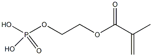 2-甲基-2-丙烯酸-2-(膦酰基氧基)乙酯结构式