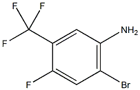 2-溴-4-氟-5'-(三氟甲基)苯胺结构式