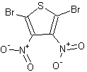 2,5-二溴-3,4-二硝基噻吩结构式