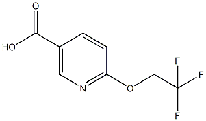 6(2,2,2-三氟乙氧基)吡啶-3-羧酸结构式