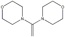 1,1-双(吗啉)乙烯结构式
