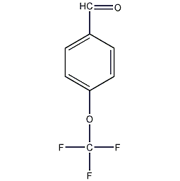 4-(三氟甲氧基)苯甲醛结构式