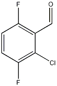 2-氯-3,6-二氟苯甲醛结构式