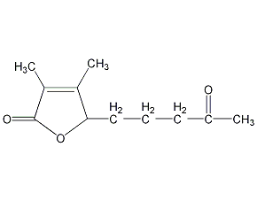 2,3-二甲基-4,8-氧化-2-壬烯-4-内酯结构式