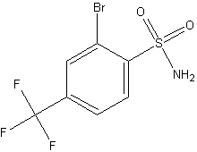 2-溴-4-(三氟甲基)苯磺酸结构式