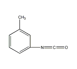 间甲苯异氰酸酯结构式