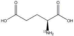 L-谷氨酸-15N结构式