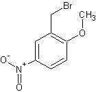 2-甲氧基-5-硝基溴化苄结构式