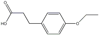3-(4-乙氧基苯基)丙酸结构式