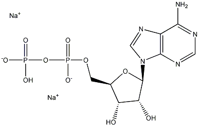 腺苷-5'-二磷酸二钠盐结构式