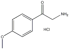2-氨基-4'-甲氧基苯乙酮盐酸盐结构式