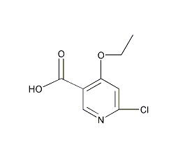 6-氯-4-乙氧基烟酸结构式