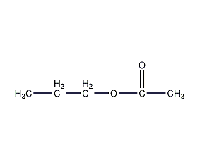 乙酸正丙酯结构式
