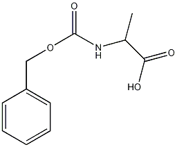 N-苄氧羰基-DL-丙氨酸结构式