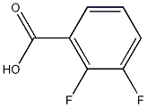 2,3-二氟苯甲酸结构式