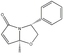 (3R-cis)-(−)-2,3-Dihydro-7a-methyl-3-phenylpyrrolo[2,1-b]oxazol-5(7aH)-one