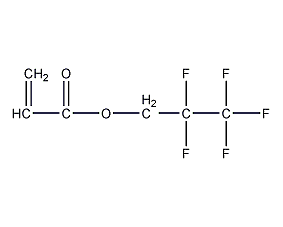 2,2,3,3,3-五氟丙基丙烯酸酯结构式