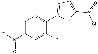 5-(2-氯-4-硝基苯基)-2-糠酰氯结构式