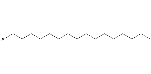 1-溴十六烷结构式