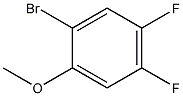 2-溴-4,5-二氟苯甲醚结构式