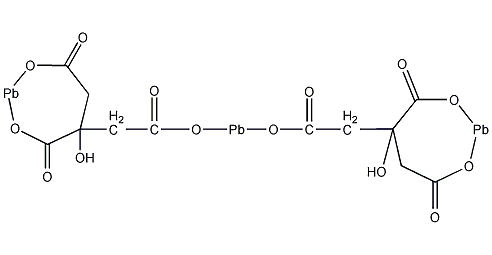 柠檬酸铅结构式