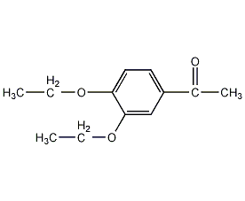 1-(3,4-乙氧基苯基)乙酮结构式