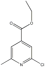 乙基2-氯-6-甲基吡啶-4-羧酸结构式