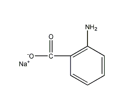 邻氨基苯甲酸钠结构式