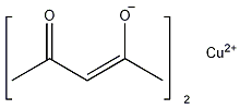 乙酰丙酮酸铜结构式
