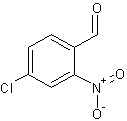 4-氯-2-硝基苯甲醛结构式