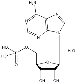 腺苷-5'-单磷酸一水合物结构式