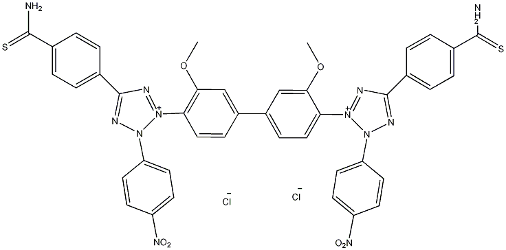 硫代氨基甲酰硝基蓝氯化四唑结构式