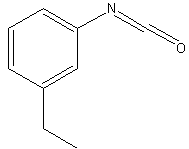 3-乙基异氰酸苯酯结构式