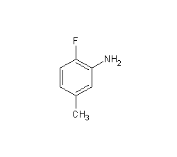 2-氟-5-甲基苯胺结构式