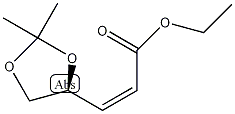 Ethyl (S)-(+)-3-(2,2-Dimethyl-1,3-dioxolan-4-yl)-cis-acrylate