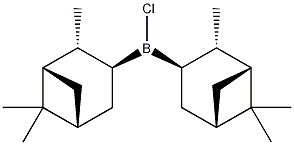 (+)-B-二异松蒎基氯硼烷结构式