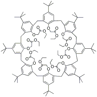 4-对叔丁基杯[8]芳烃八醋酸八乙酯结构式